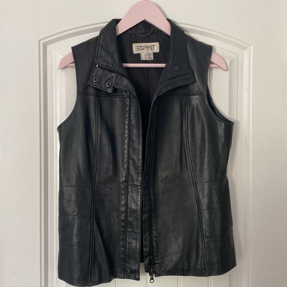 Esprit Real Leather Vest - Picture 4 of 4